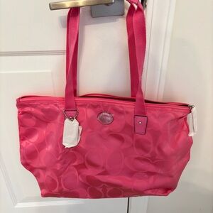 Coach Pink Tote Bag